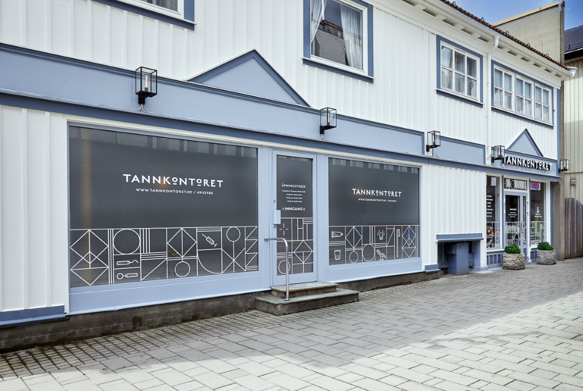 Fasade Tannkontoret visjon Fasade Tannkontoret visjon